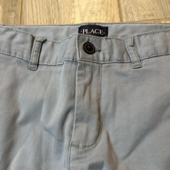 Children's Place Boys Gray Chino/Uniform Pants‎ Size  7 NWT - Picture 4 of 9